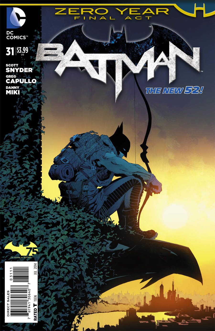 Batman Vol 2 #31 Cover A Regular Greg Capullo Cover (Zero Year Tie-In)