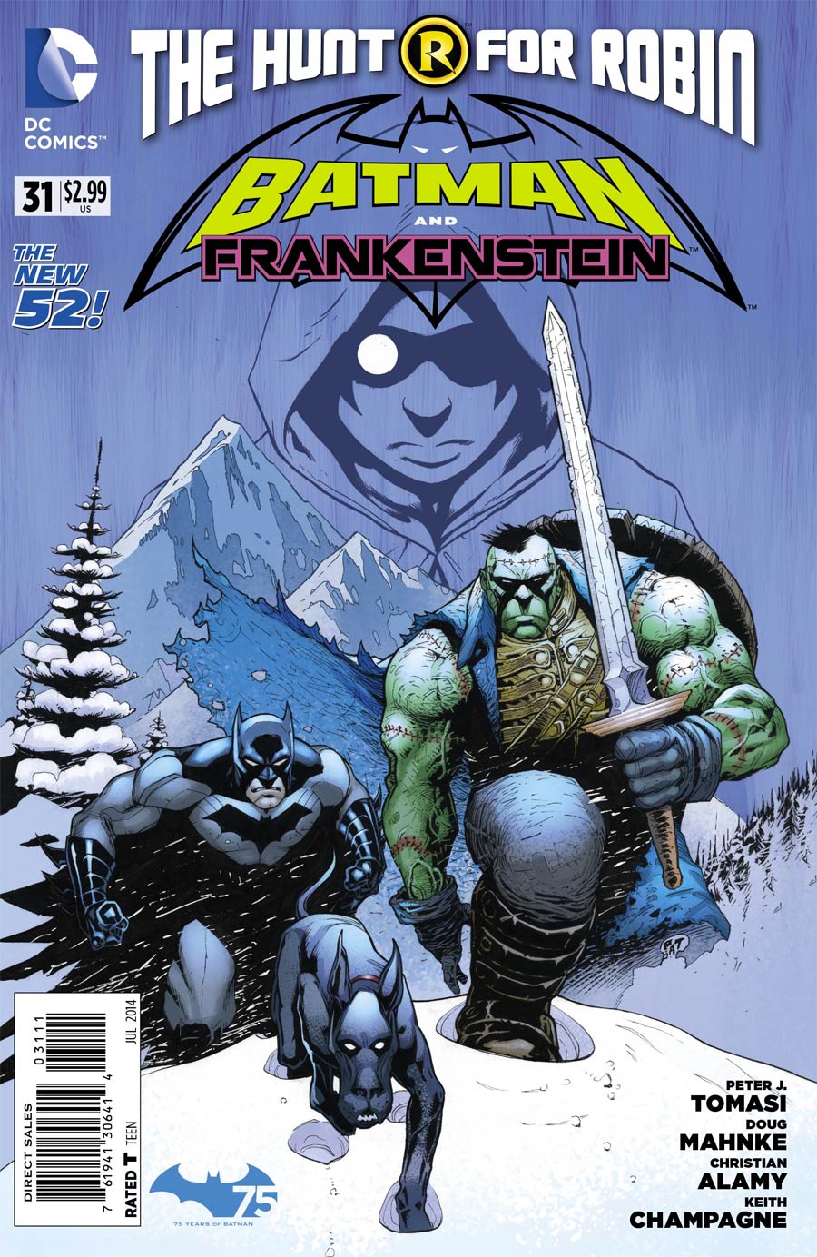 Batman And Frankenstein #31 Cover A Regular Patrick Gleason Cover