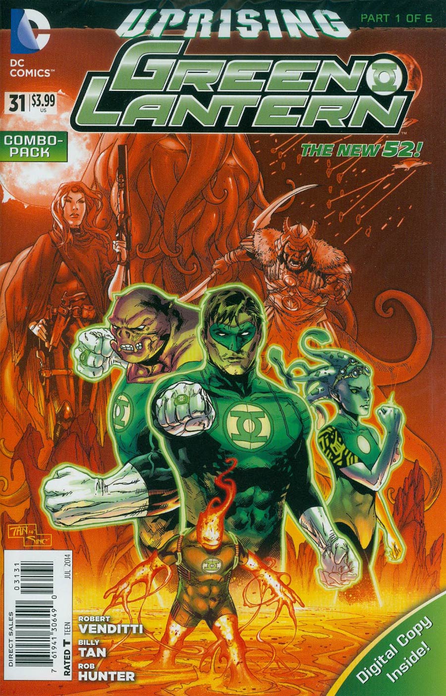 Green Lantern Vol 5 #31 Cover B Combo Pack With Polybag (Uprising Part 1)
