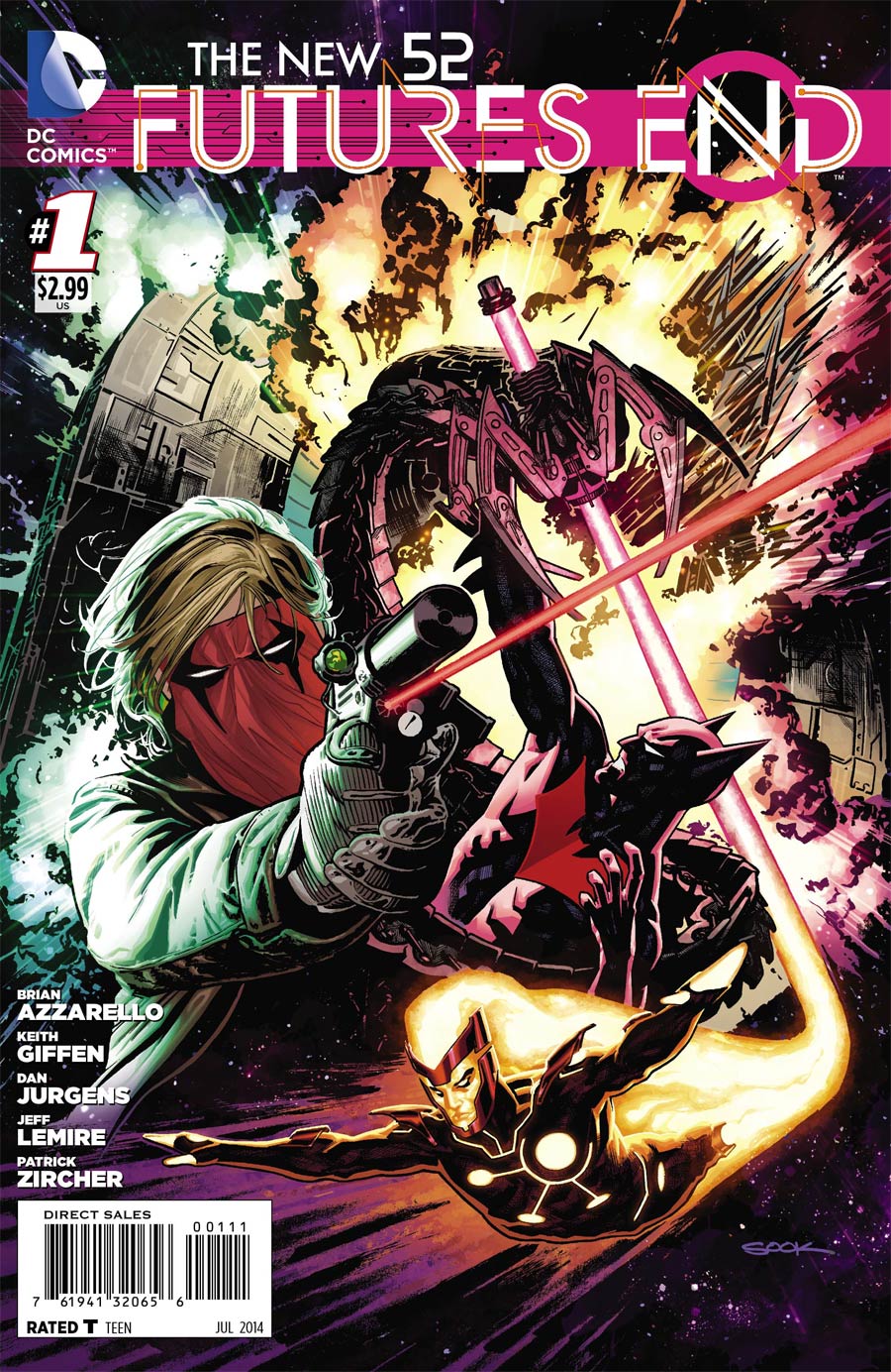 New 52 Futures End #1 Cover A Regular Ryan Sook Cover