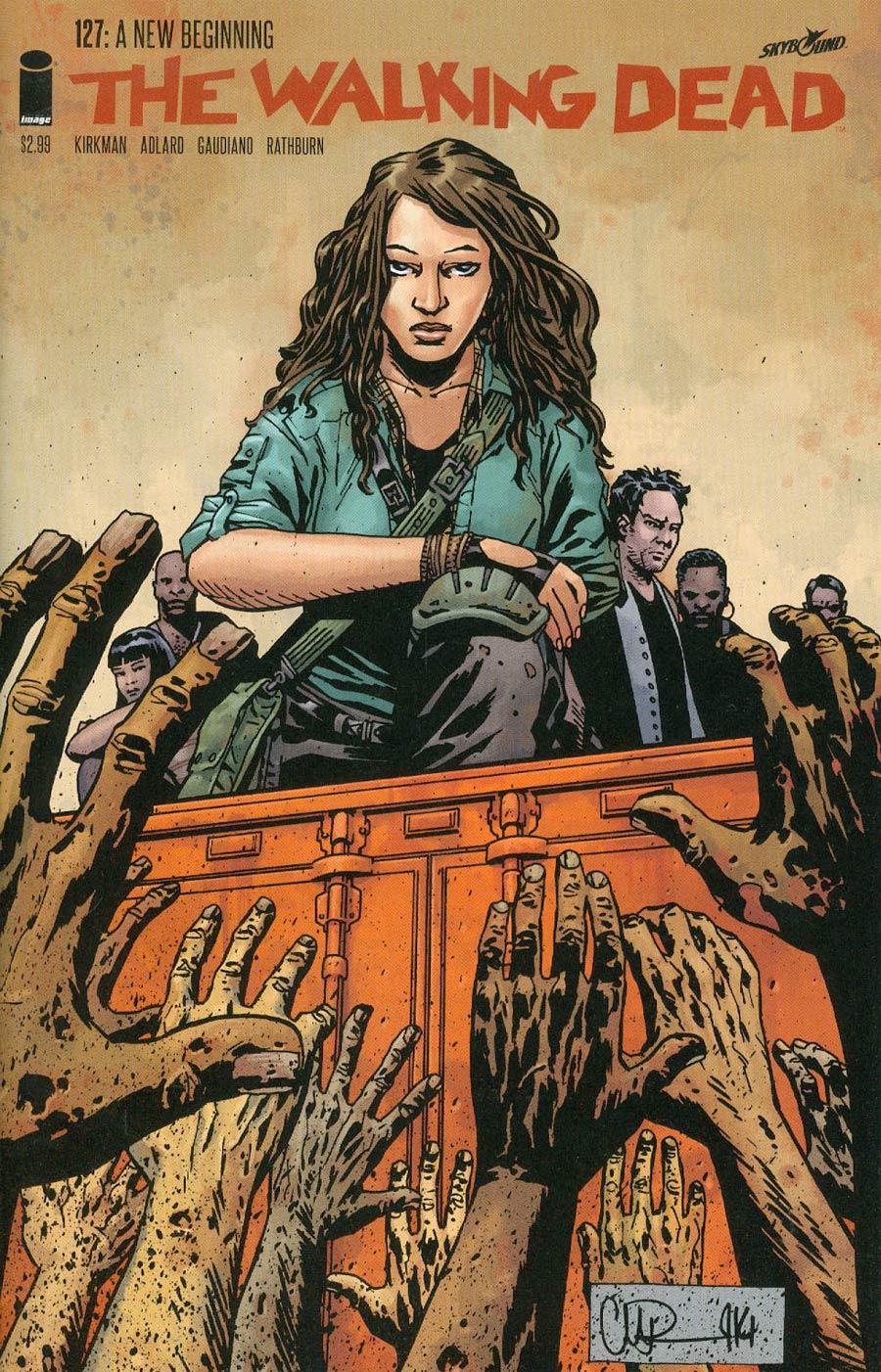 Walking Dead #127 Cover A 1st Ptg Regular Charlie Adlard Cover