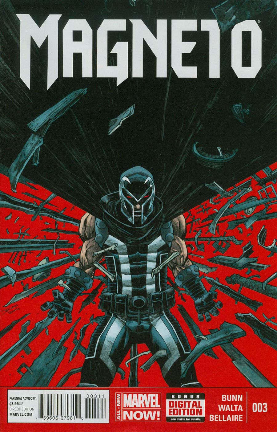 Magneto Vol 3 #3 Cover A 1st Ptg Regular Declan Shalvey Cover
