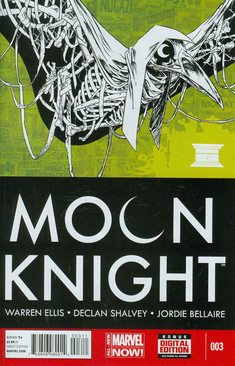 Moon Knight Vol 7 #3 Cover A 1st Ptg Regular Declan Shalvey Cover