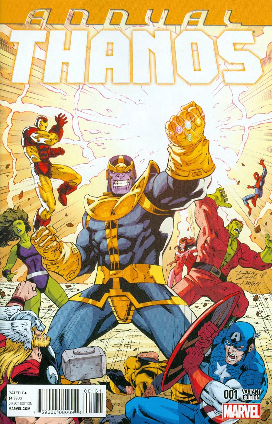 Thanos Annual #1 Cover B Variant Ron Lim Cover