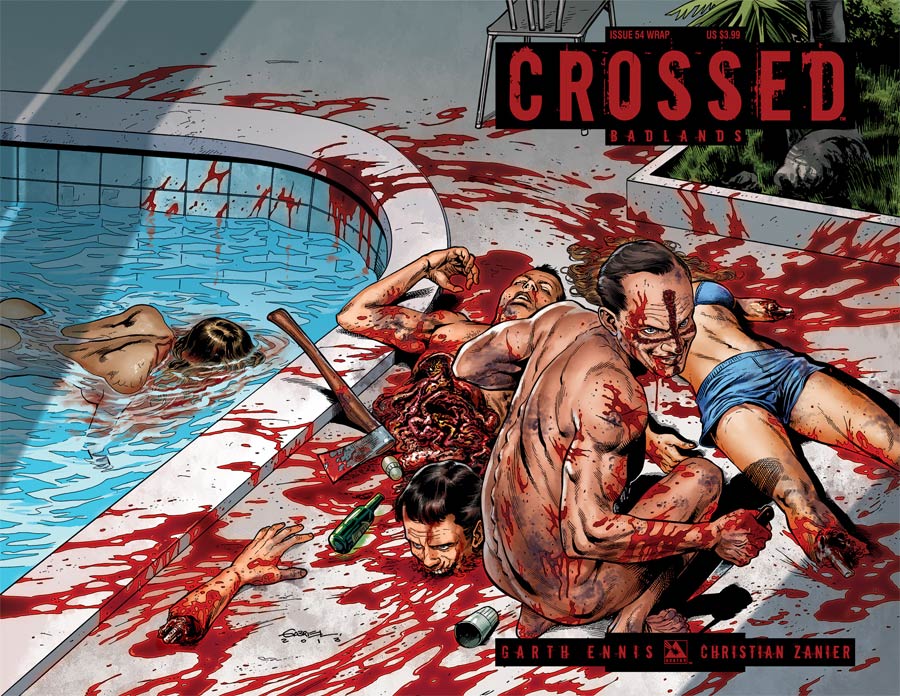 Crossed Badlands #54 Cover B Wraparound Cover