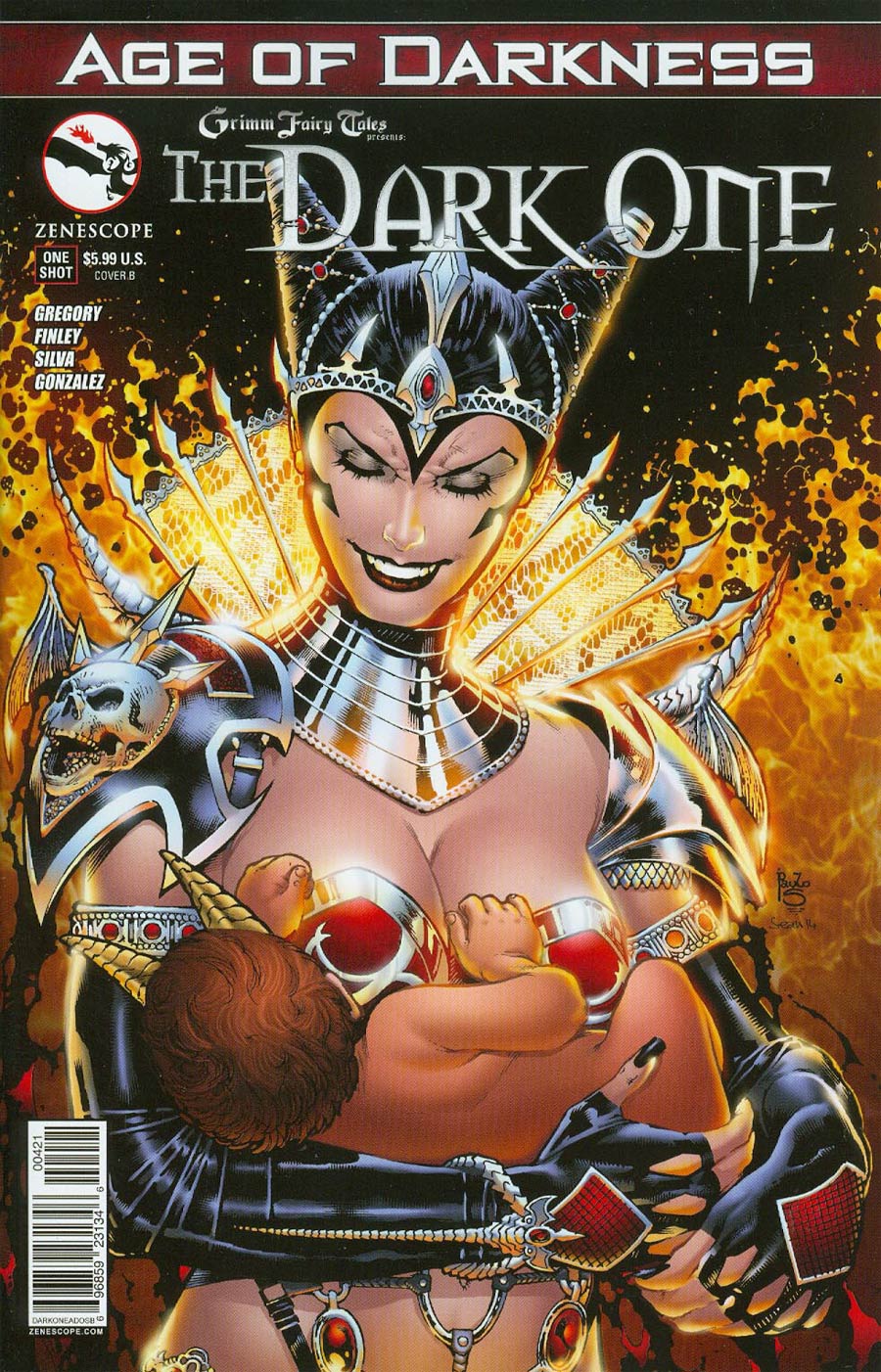 Grimm Fairy Tales Presents Dark One Age Of Darkness Cover B Paulo Siqueira