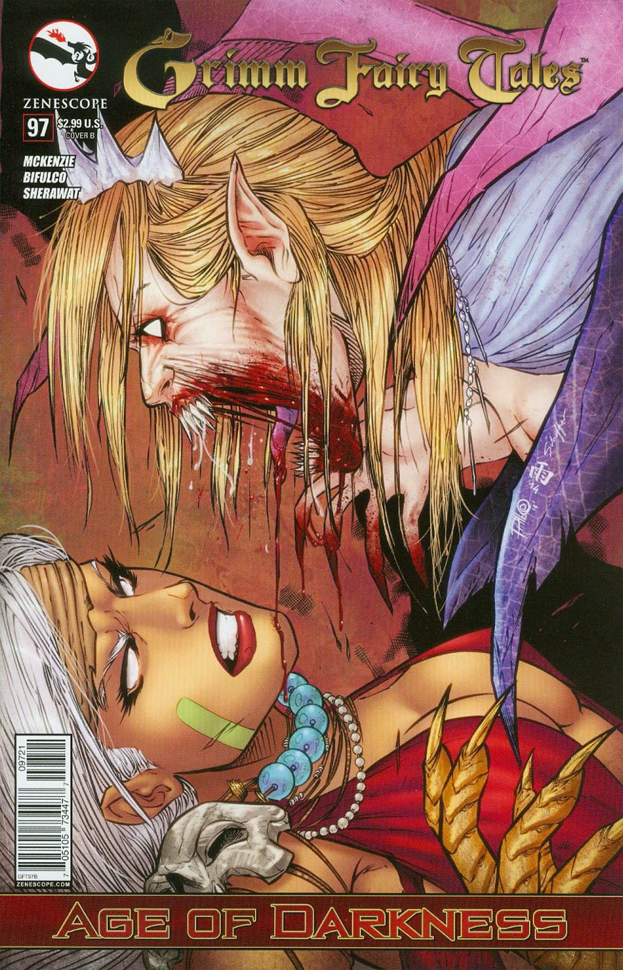 Grimm Fairy Tales #97 Cover B Giuseppe Cafaro (Age Of Darkness Tie-In)