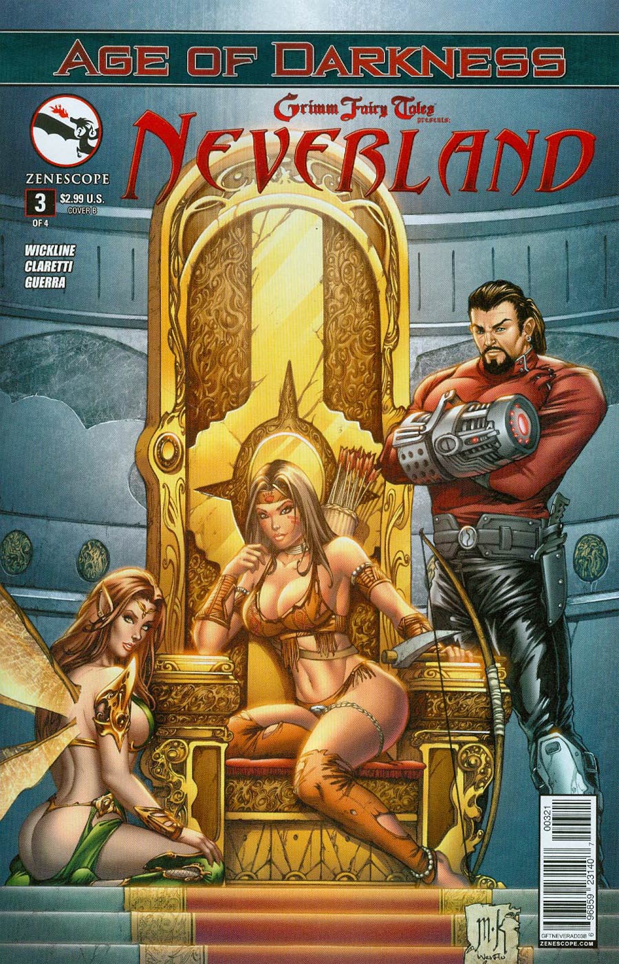 Grimm Fairy Tales Presents Neverland Age Of Darkness #3 Cover B Mike Krome