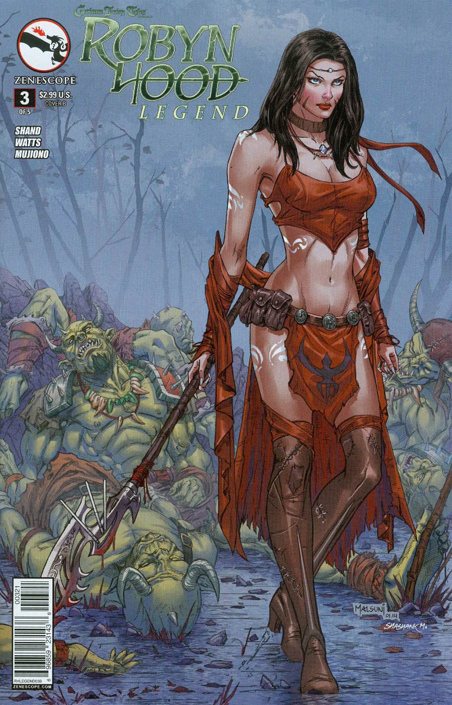 Grimm Fairy Tales Presents Robyn Hood Legend #3 Cover B Abhishek Malsuni