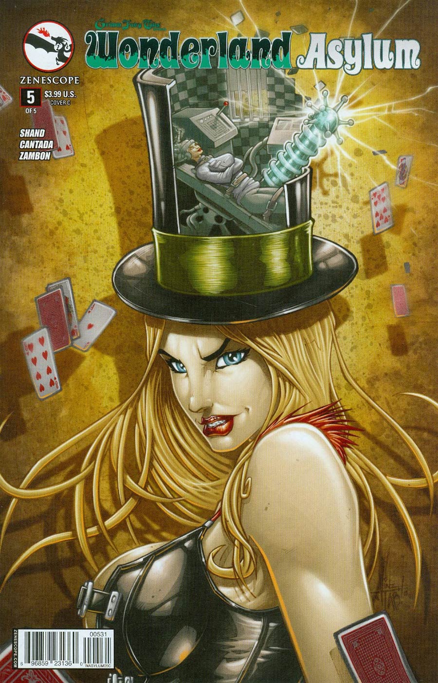 Grimm Fairy Tales Presents Wonderland Asylum #5 Cover C Vinz el Tabanas