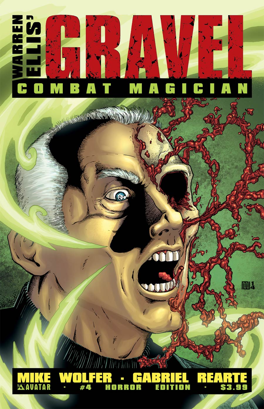 Gravel Combat Magician #4 Cover C Horror Cover