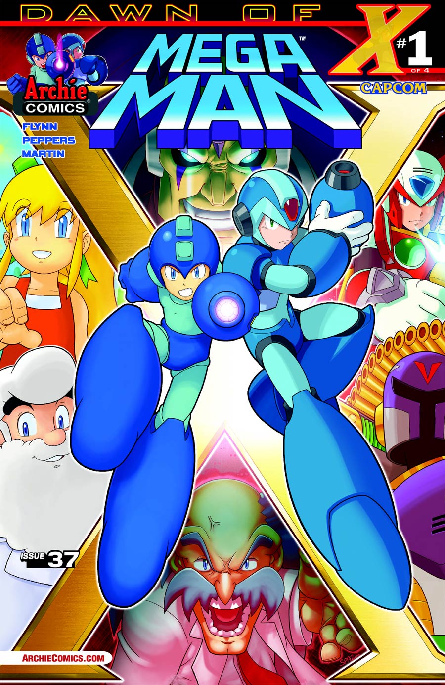 Mega Man Vol 2 #37 Cover A Regular Patrick Spaz Spaziante Cover