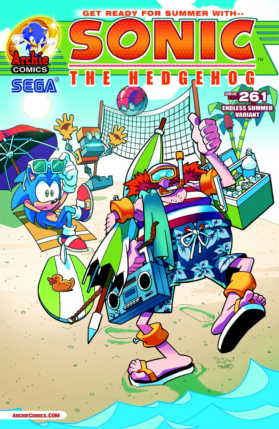 Sonic The Hedgehog Vol 2 #261 Cover B Variant Is It Summer Yet Cover