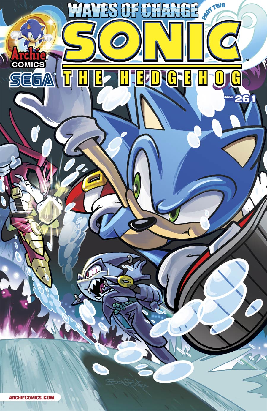 Sonic The Hedgehog Vol 2 #261 Cover A Regular Ben Bates Cover