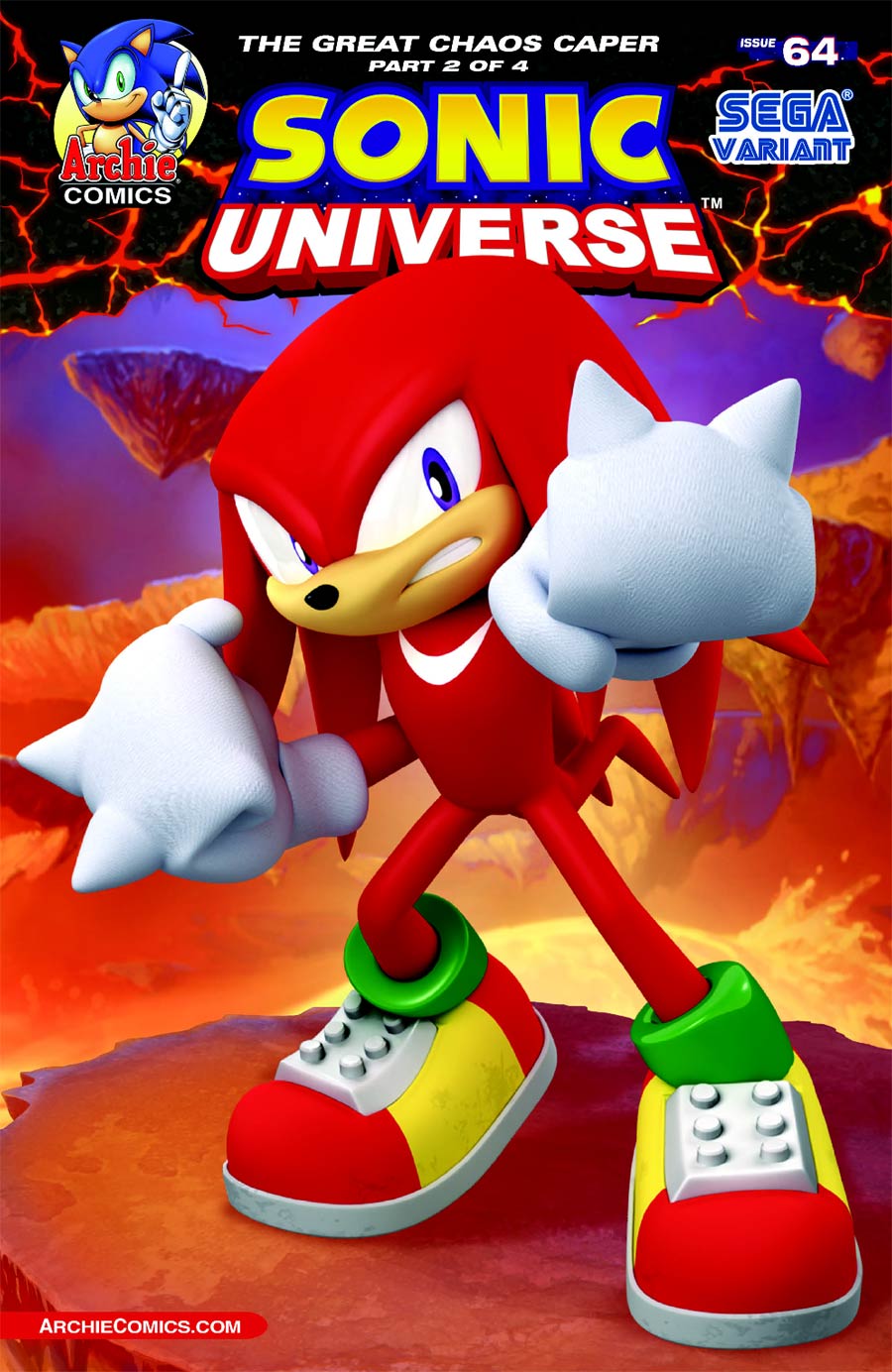 Sonic Universe #64 Cover B Variant Sega Cover
