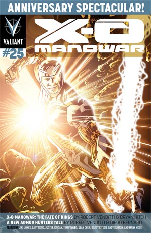 X-O Manowar Vol 3 #25 Cover B Regular Bryan Hitch Cover (Armor Hunters Part 0)