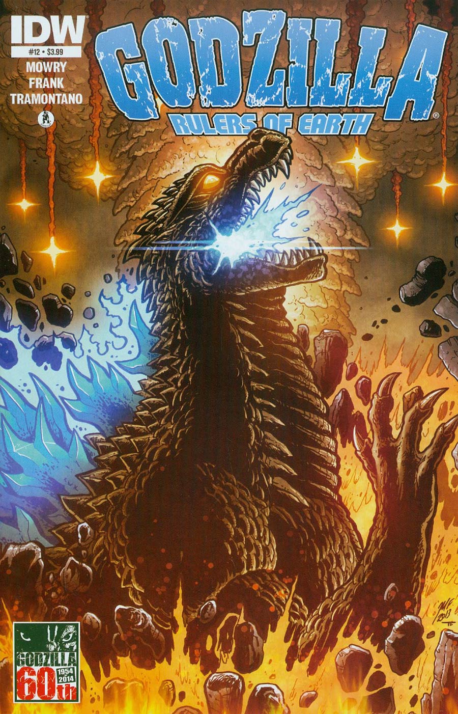 Godzilla Rulers Of The Earth #12 Cover A Regular Matt Frank Cover