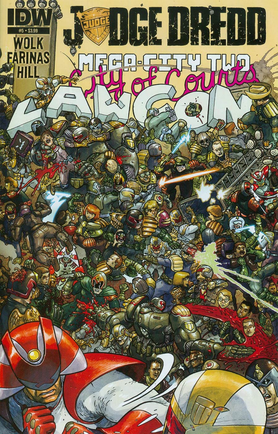 Judge Dredd Mega-City Two #5 Cover A Regular Ulises Farinas Cover