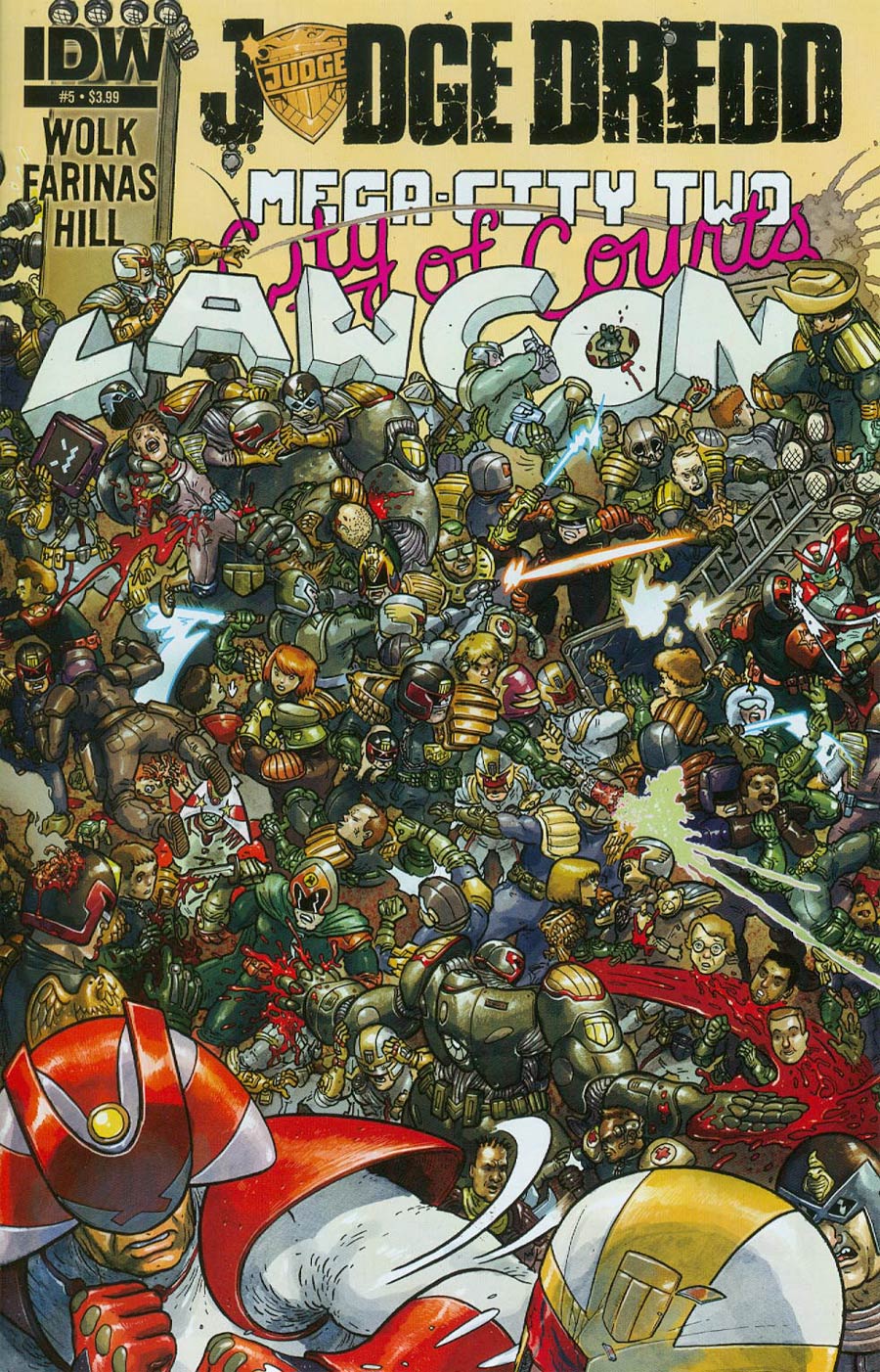 Judge Dredd Mega-City Two #5 Cover A Regular Ulises Farinas Cover