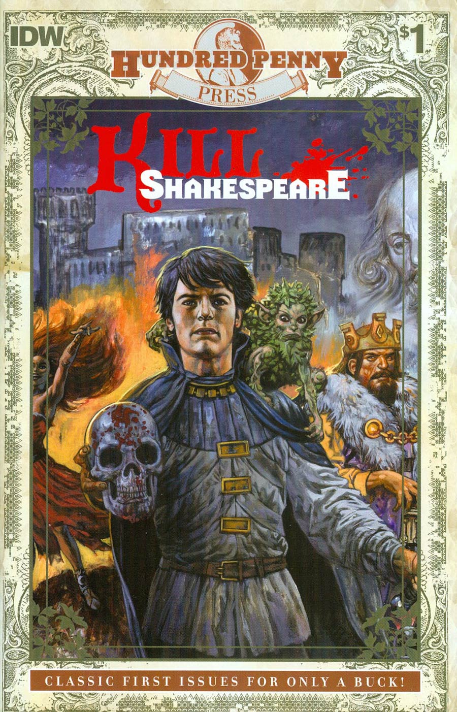 Kill Shakespeare #1 Cover E Hundred Penny Press Edition Game Edition