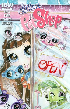 Littlest Pet Shop #1 Cover B Variant Sara Richard Subscription Cover