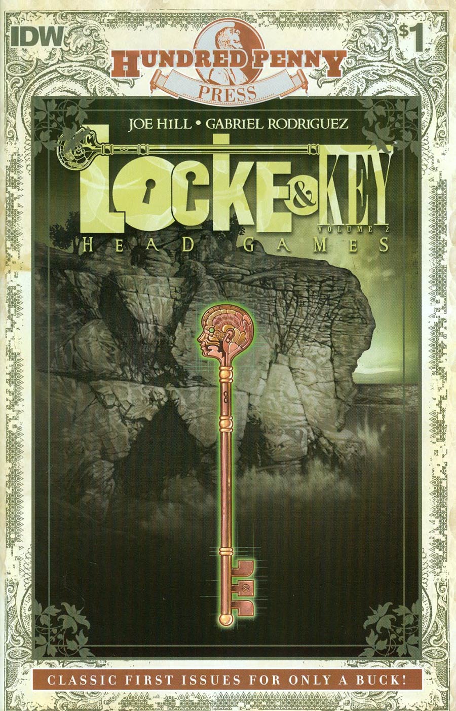 Locke & Key Head Games #1 Cover D Hundred Penny Press Edition