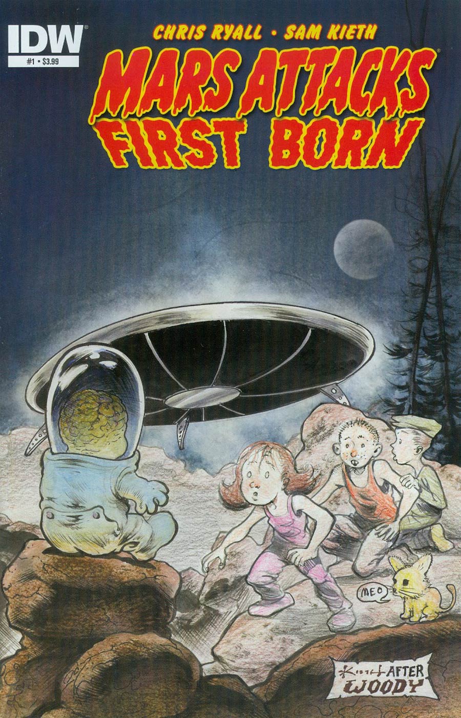 Mars Attacks First Born #1 Cover A Regular Sam Kieth Cover