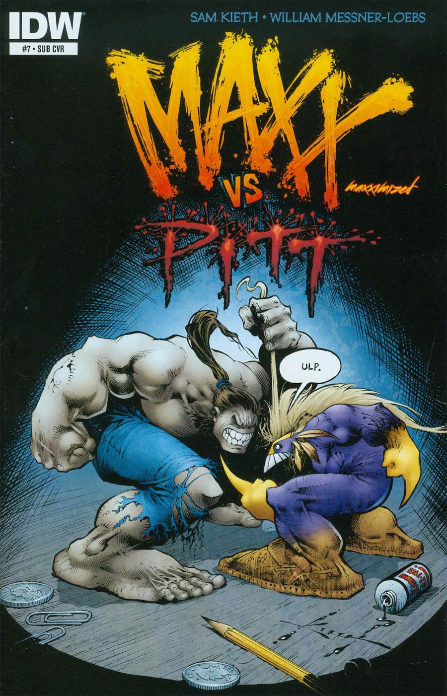 Maxx Maxximized #7 Cover B Variant Sam Kieth Subscription Cover