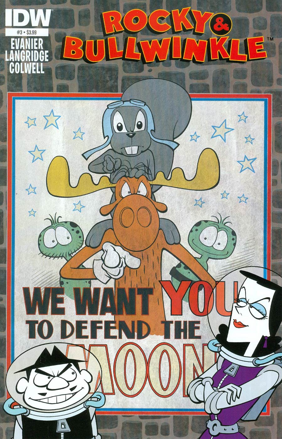 Rocky & Bullwinkle #3 Cover A Regular Roger Langridge Cover