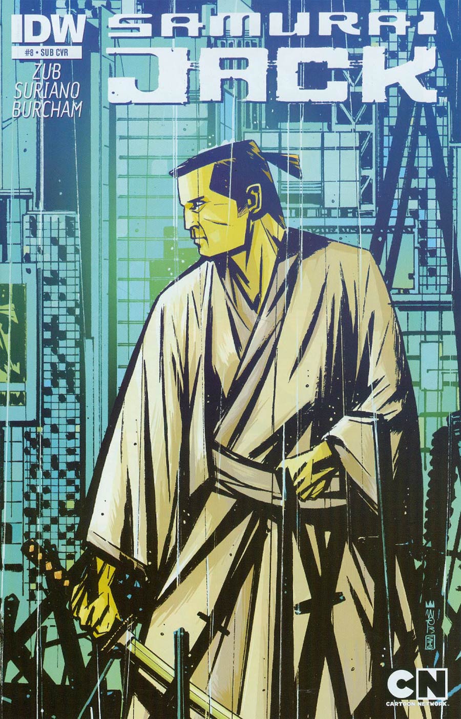 Samurai Jack #8 Cover B Variant Antonio Fuso Subscription Cover