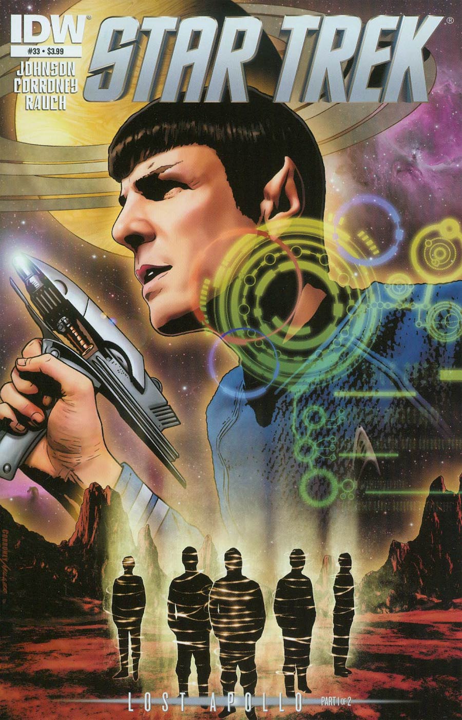 Star Trek (IDW) #33 Cover A Regular Joe Corroney Cover