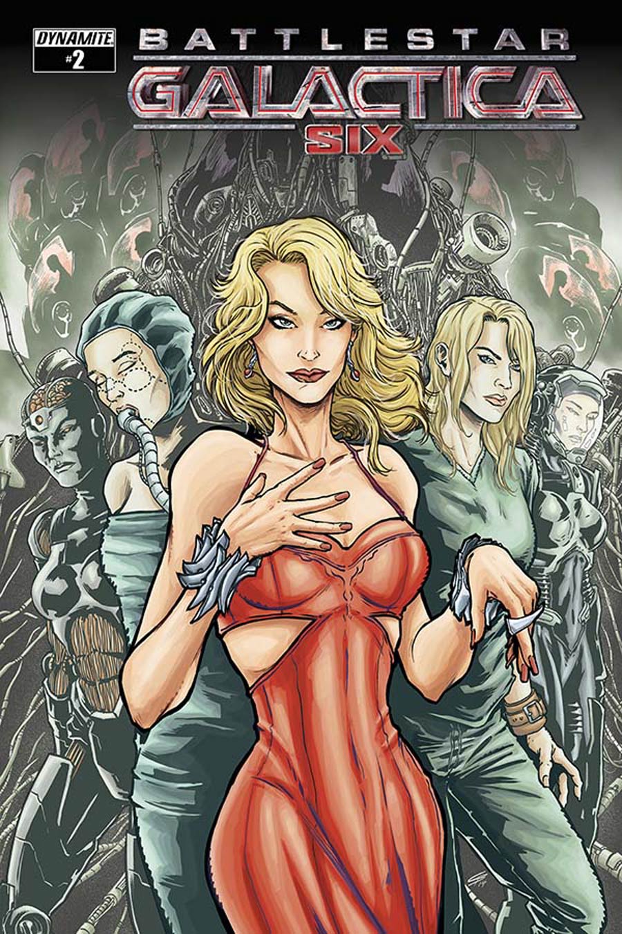 Battlestar Galactica Six #2 Cover B Variant Chris Bolson Cover