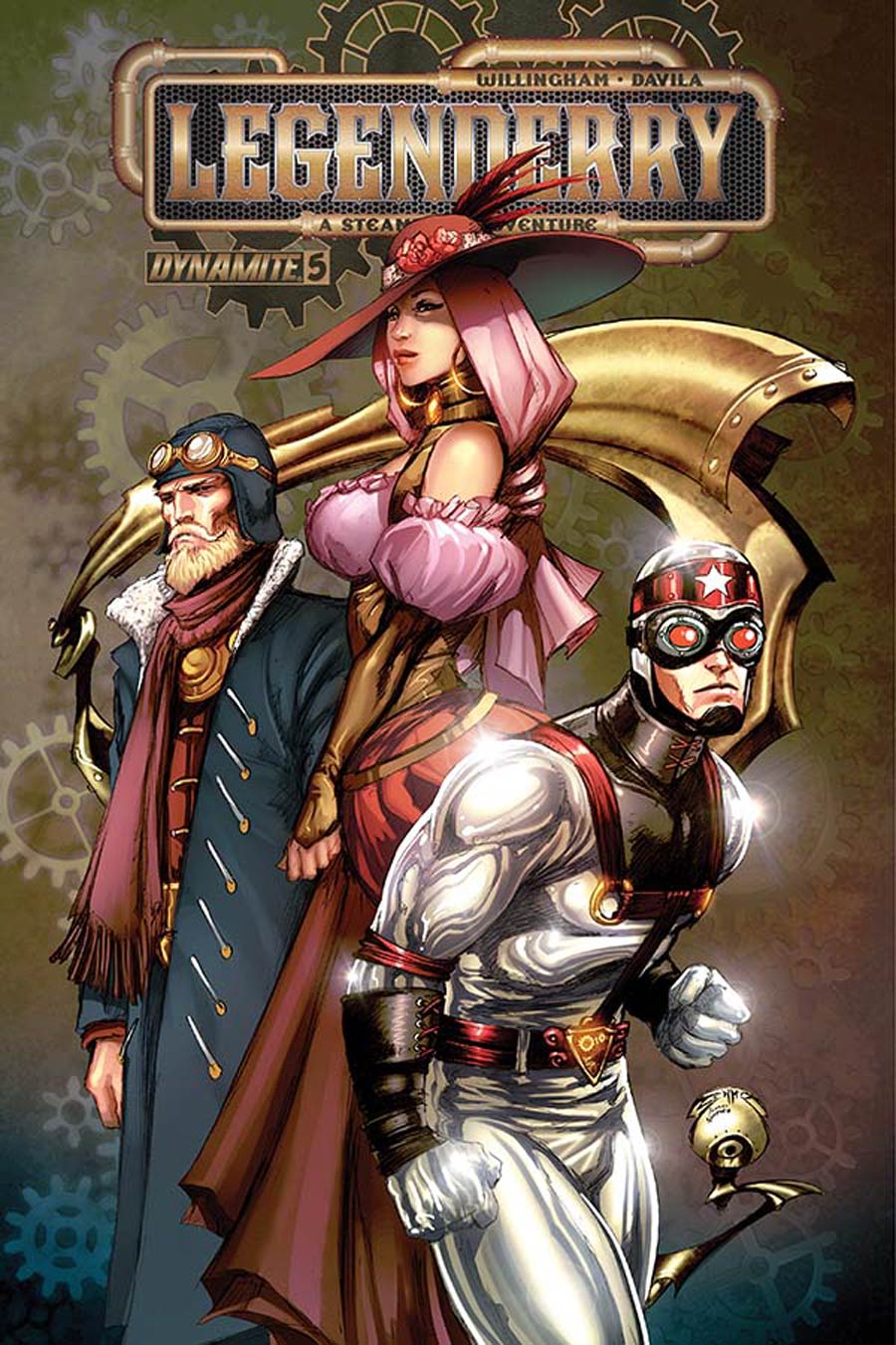 Legenderry A Steampunk Adventure #5 Cover A Regular Joe Benitez Cover