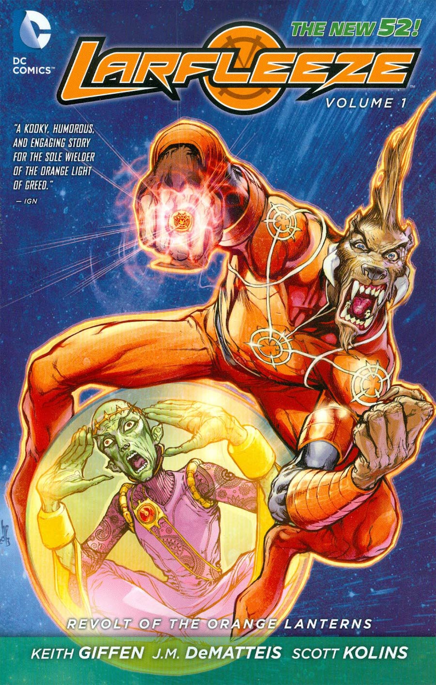 Larfleeze (New 52) Vol 1 Revolt Of The Orange Lanterns TP