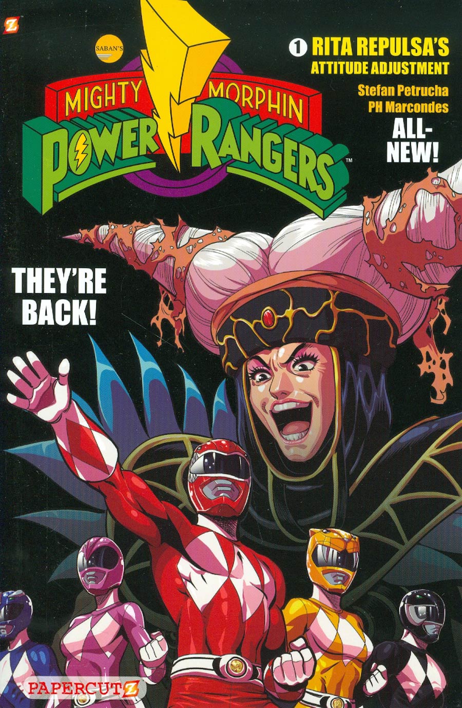 Mighty Morphin Power Rangers Vol 1 Rita Repulsas Attitude Adjustment TP