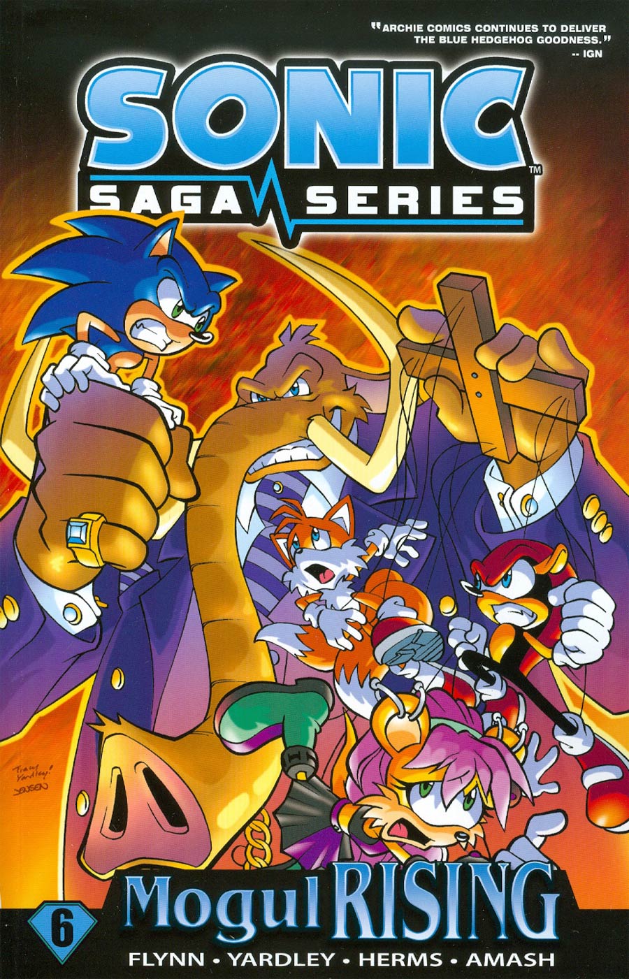 Sonic Saga Series Vol 6 Mogul Rising TP