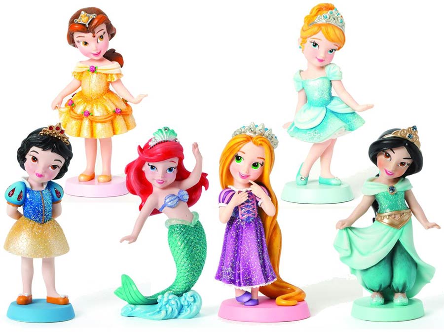 Disney Showcase Little Princesses Figurine 12-Piece Pre-Pack
