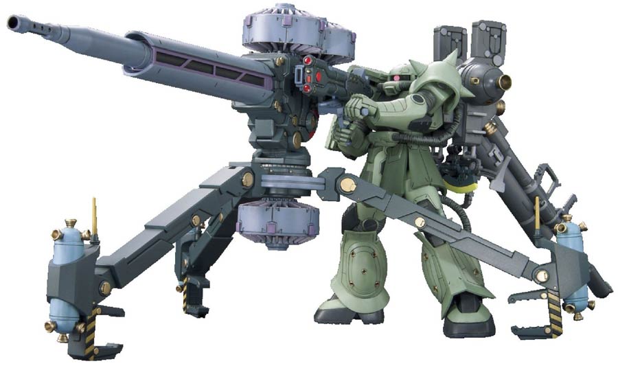 Gundam Thunderbolt High Grade 1/144 Kit - MS-06 Zaku II Zaku + Big Gun Set