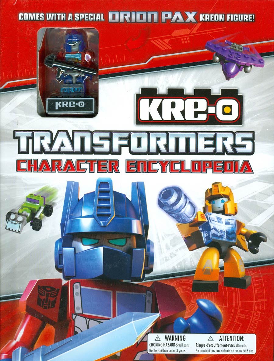 KRE-O Transformers Character Encyclopedia HC With Figure
