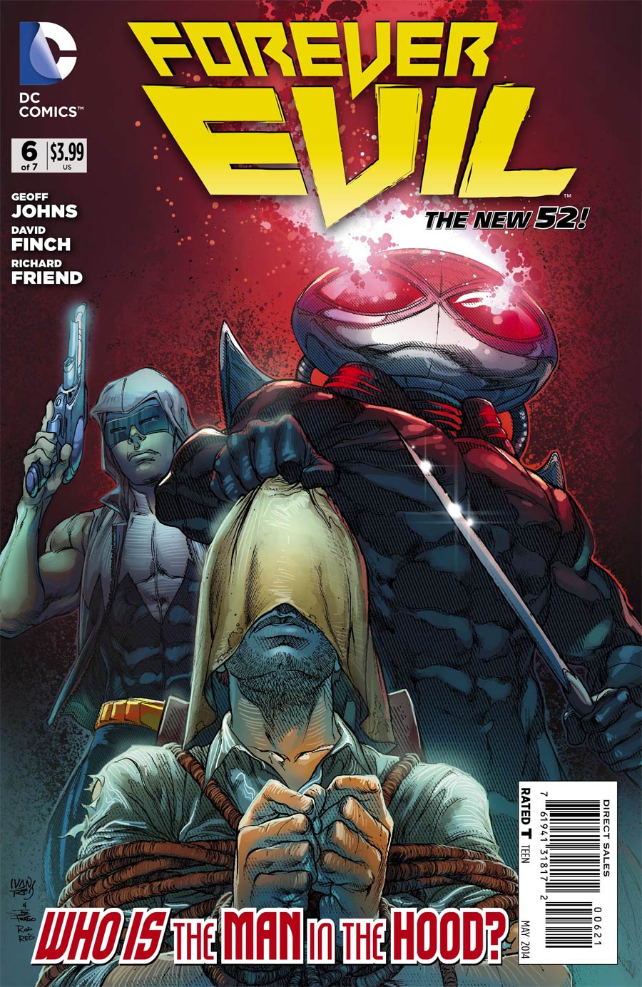 Forever Evil #6 Cover D Incentive Ethan Van Sciver Captain Cold & Black Manta Variant Cover