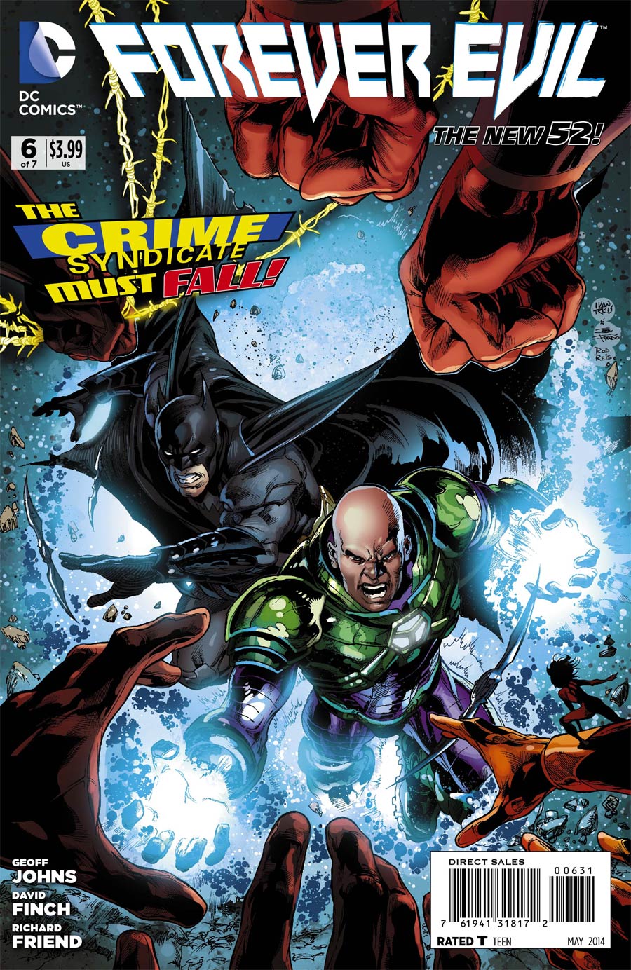 Forever Evil #6 Cover E Incentive Ethan Van Sciver Batman & Lex Luthor Variant Cover