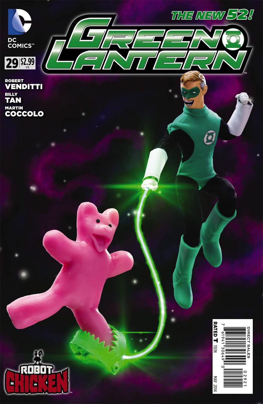 Green Lantern Vol 5 #29 Cover D Incentive Robot Chicken Variant Cover