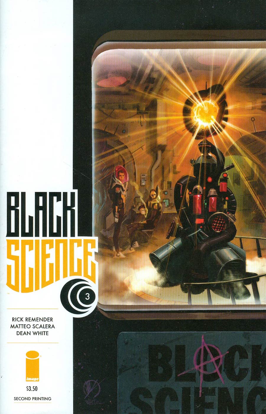 Black Science #3 Cover B 2nd Ptg Variant Mattero Scalera Cover