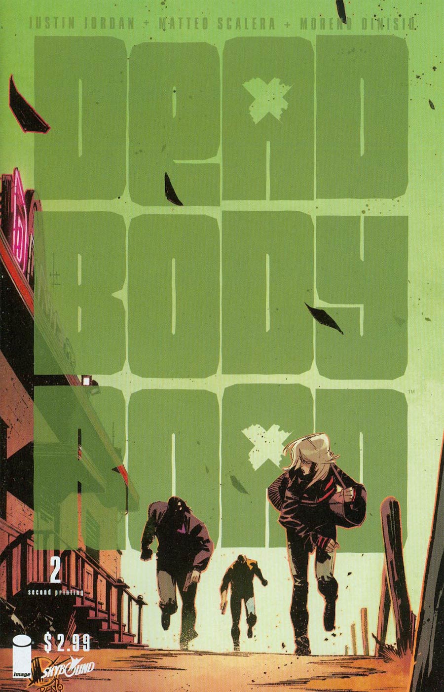 Dead Body Road #2 Cover B 2nd Ptg Variant Mattero Scalera Cover