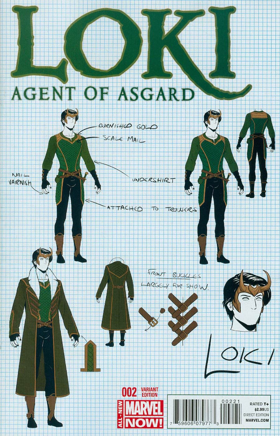 Loki Agent Of Asgard #2 Cover B Incentive Jaime McKelvie Design Variant Cover