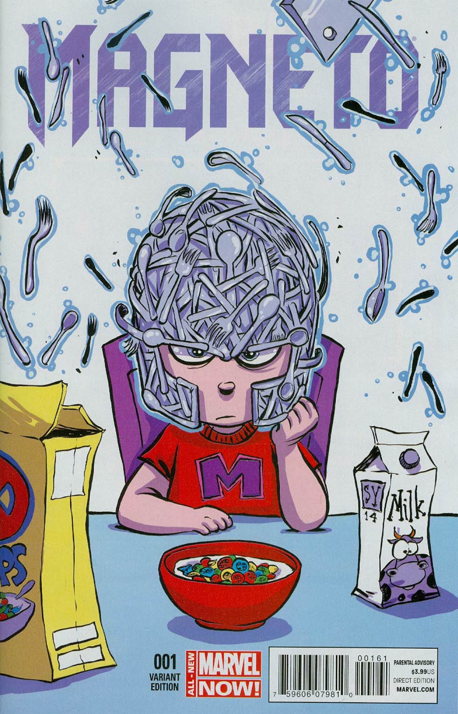 Magneto Vol 3 #1 Cover C Variant Skottie Young Baby Cover