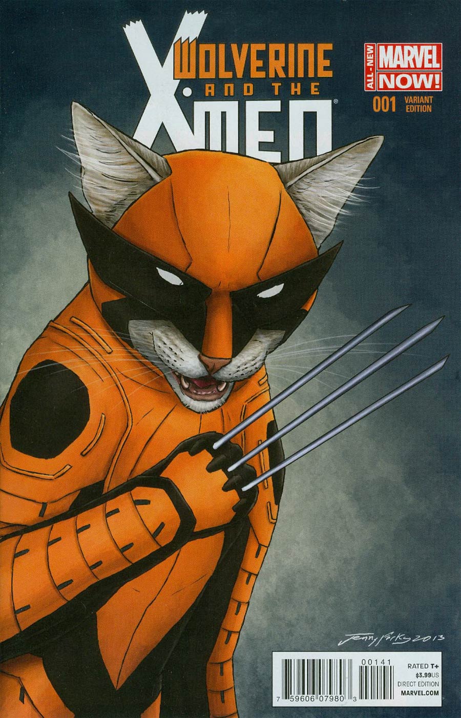 Wolverine And The X-Men Vol 2 #1 Cover B Variant Jenny Parks Animal Cover