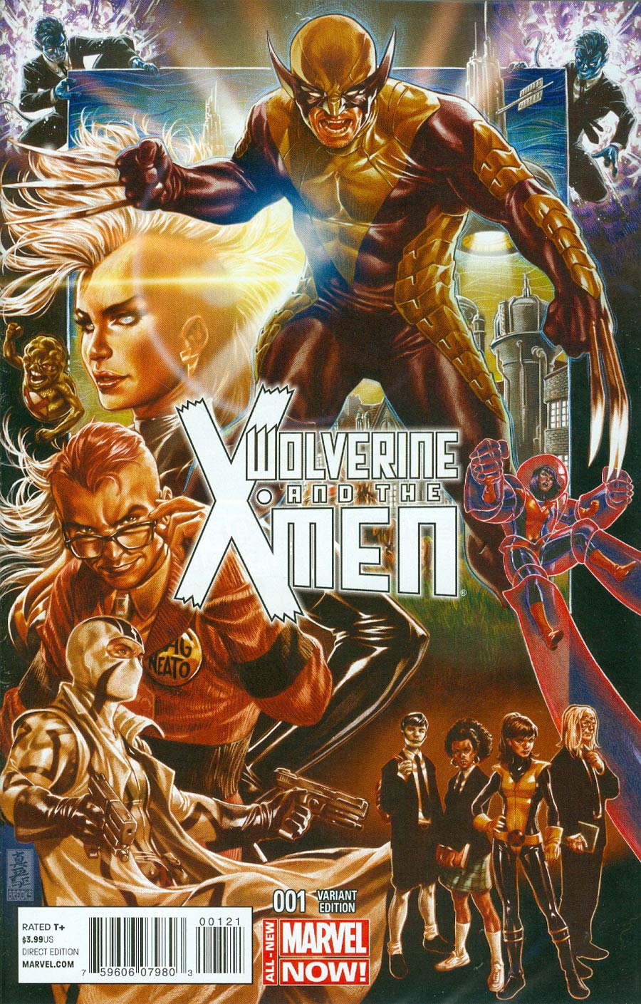 Wolverine And The X-Men Vol 2 #1 Cover C Incentive Mark Brooks Variant Cover