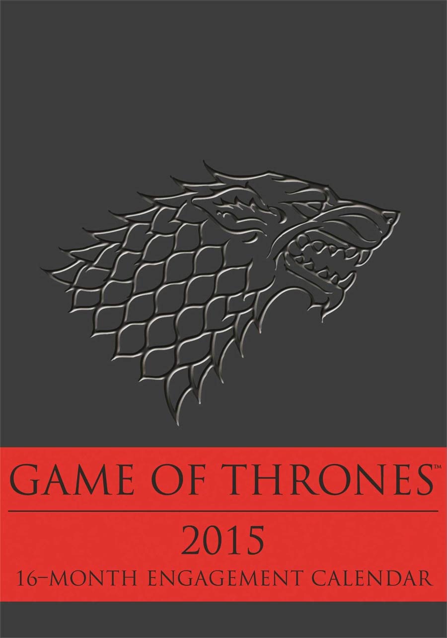 Game Of Thrones 2015 5x7-inch Engagement Calendar