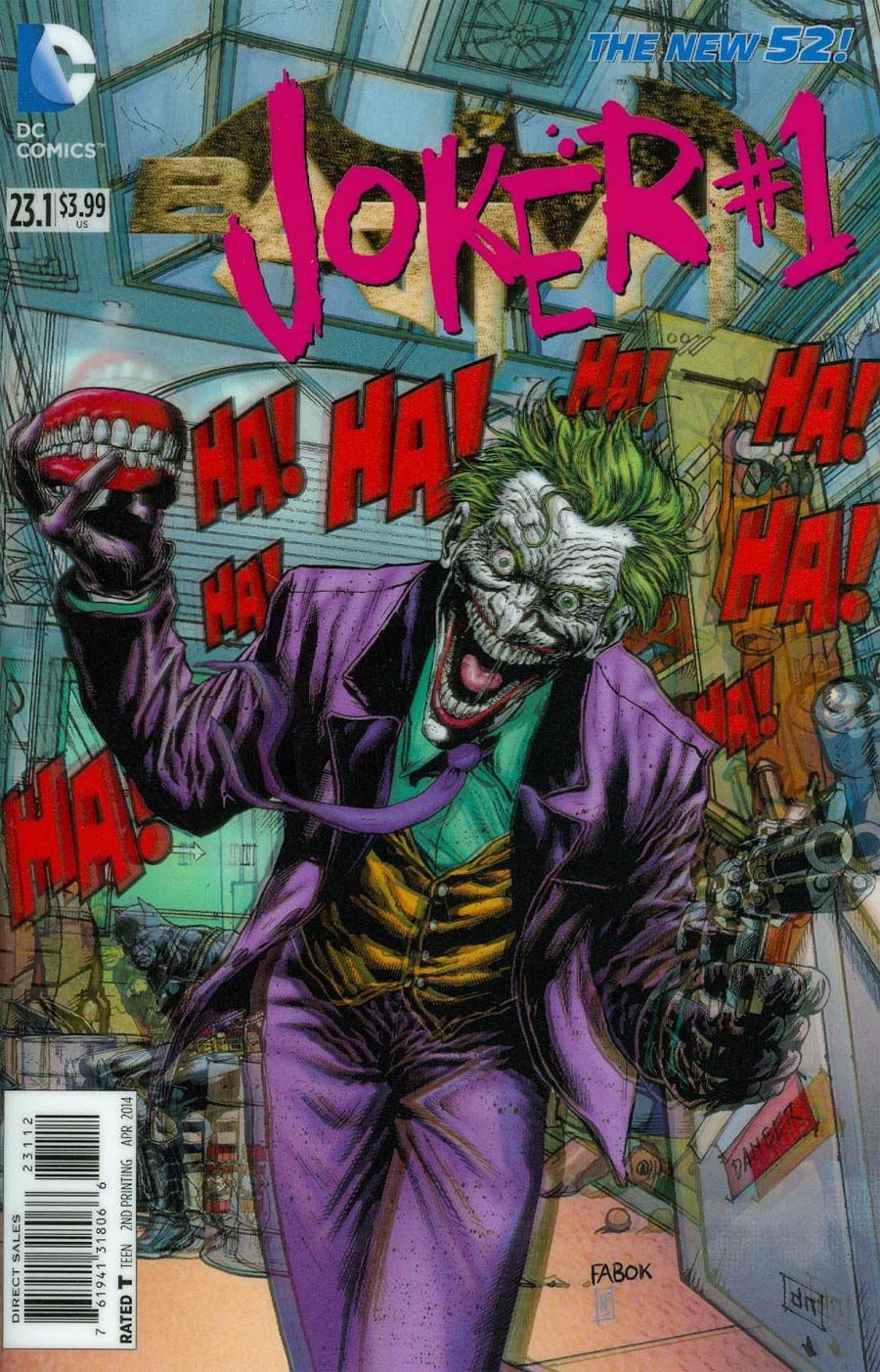 Batman Vol 2 #23.1 Joker Cover C 2nd Ptg 3D Motion Cover